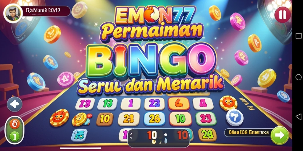 Gameplay seru dan menarik dalam permainan Bingo EMON77.