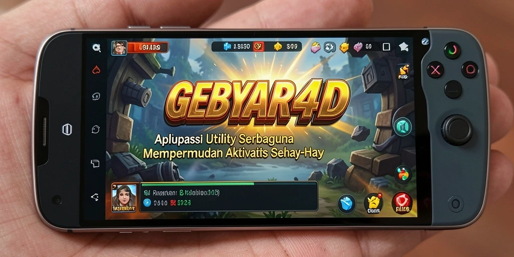 Tampilan antarmuka utama GEBYAR4D yang intuitif dan mudah digunakan.