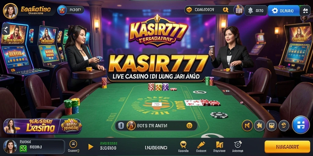 Tampilan gameplay KASIR777 yang seru dan interaktif di Live Casino.