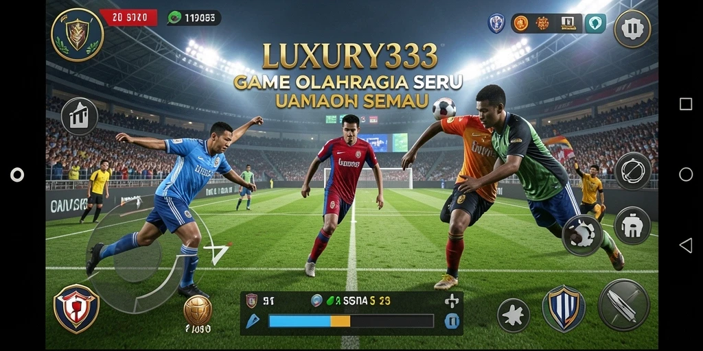 Tampilan gameplay yang menegangkan dalam LUXURY333.
