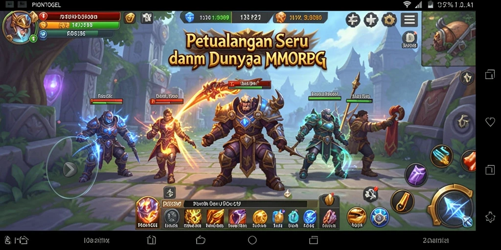 Tampilan gameplay PIONTOGEL yang menakjubkan dan mendebarkan.