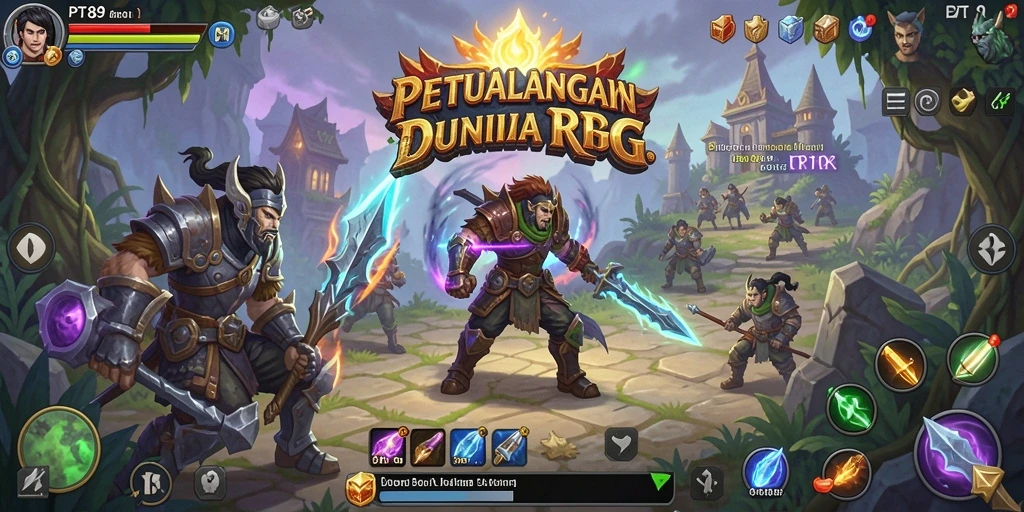Screenshot gameplay PT89 menampilkan aksi seru dalam petualangan RPG.