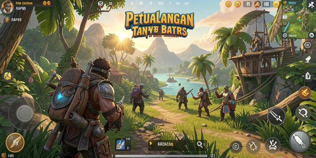 Tampilan gameplay Open World yang menakjubkan dalam RAP89.